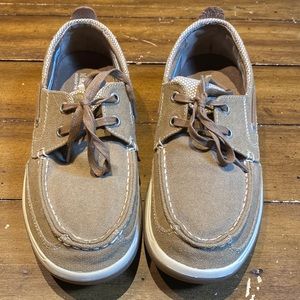 Margaritaville 10 boat shoes EUC